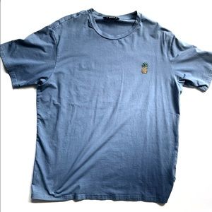 Light blue pineapple tee